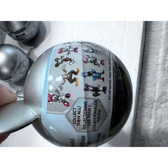 Disney 100 Silver Mickey Mouse Ears Collectible Mini Figures Blind capsules Set - Picture 3 of 4